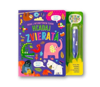 Kniha s interaktívnym perom Hľadaj zvieratá